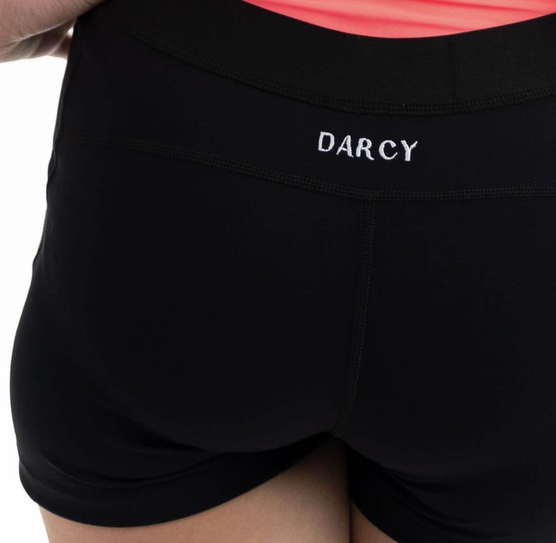 Black Lyrca Shorts - Elastic Waist