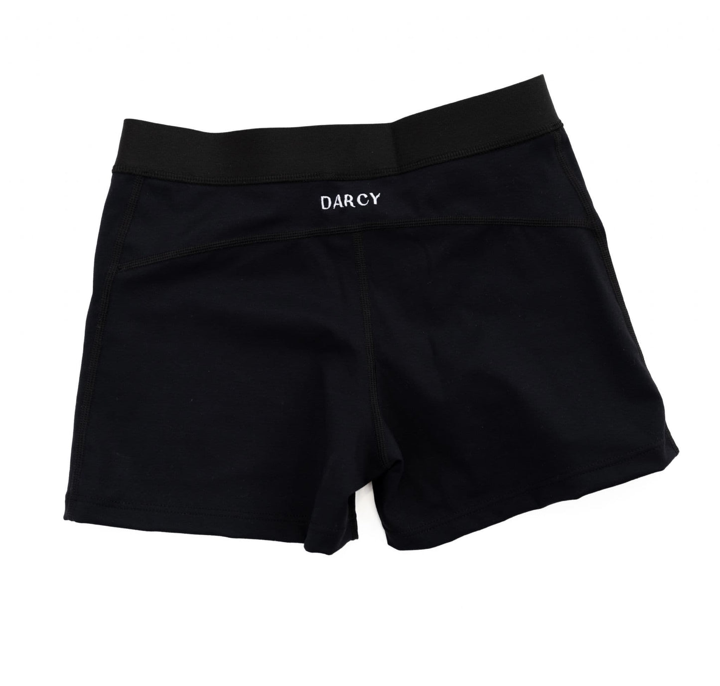 Black Lyrca Shorts - Elastic Waist