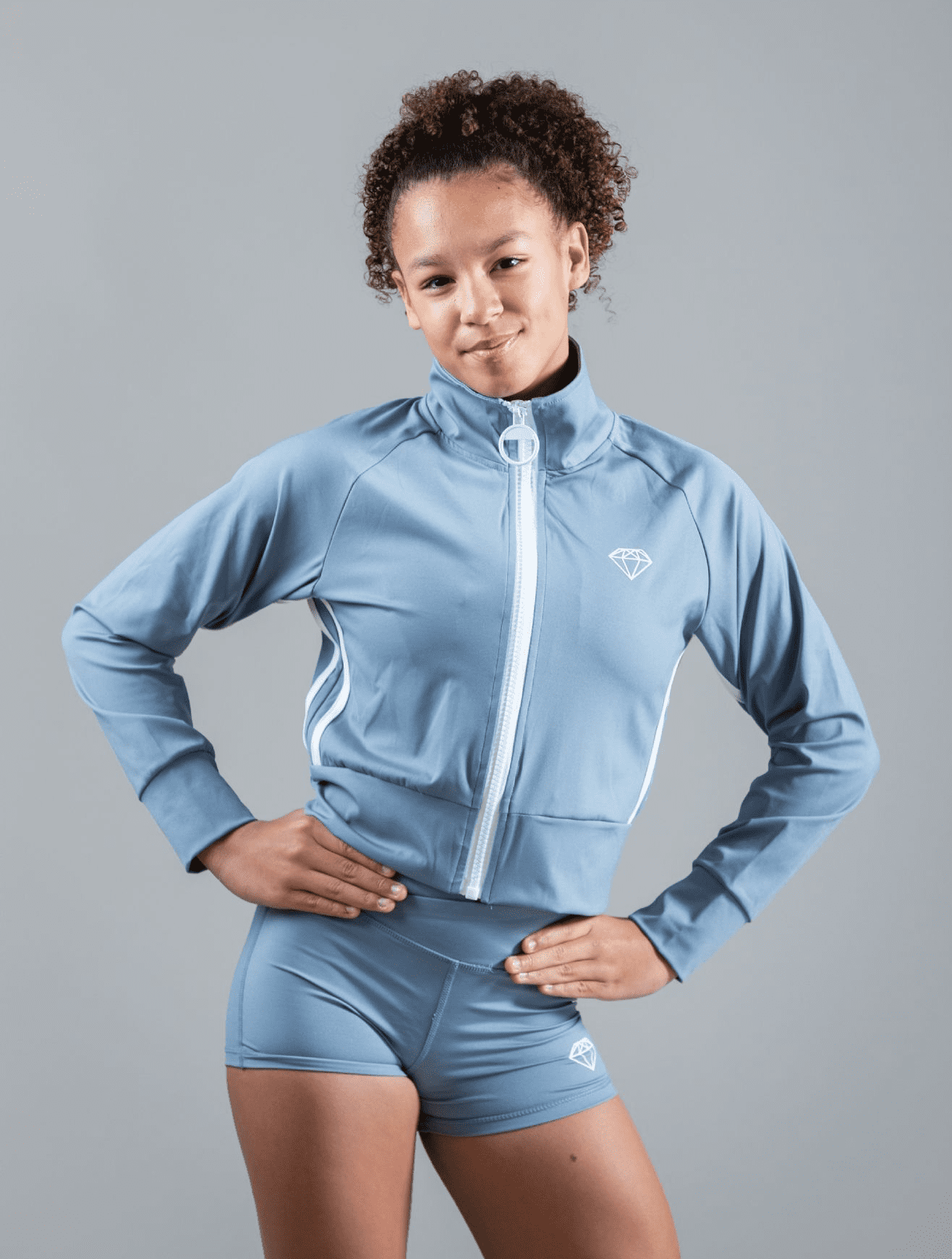 Soft Blue Sports Jacket