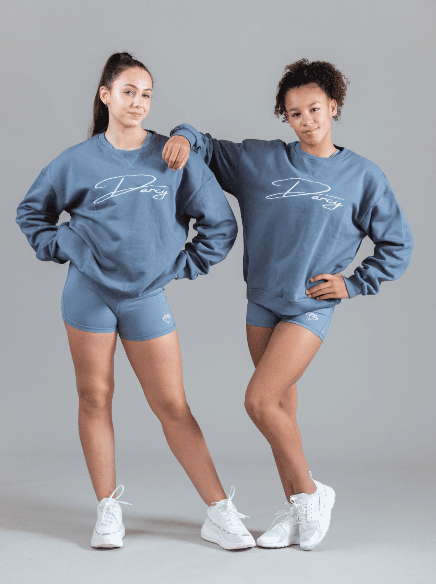 Soft Blue Sports Shorts