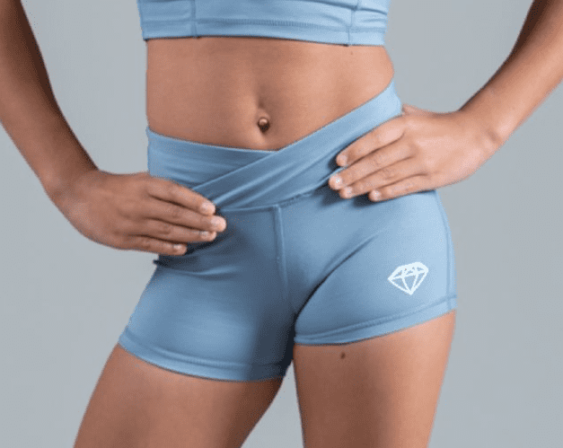 Soft Blue Sports Shorts