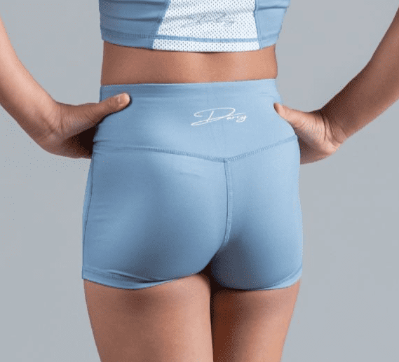 Soft Blue Sports Shorts