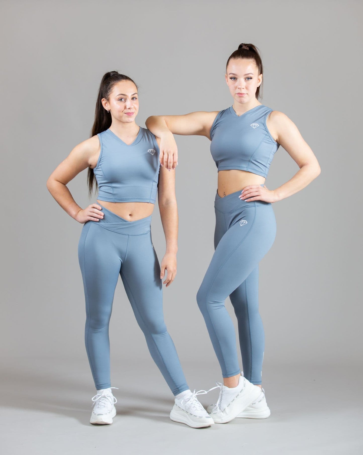 Soft Blue Sports Top