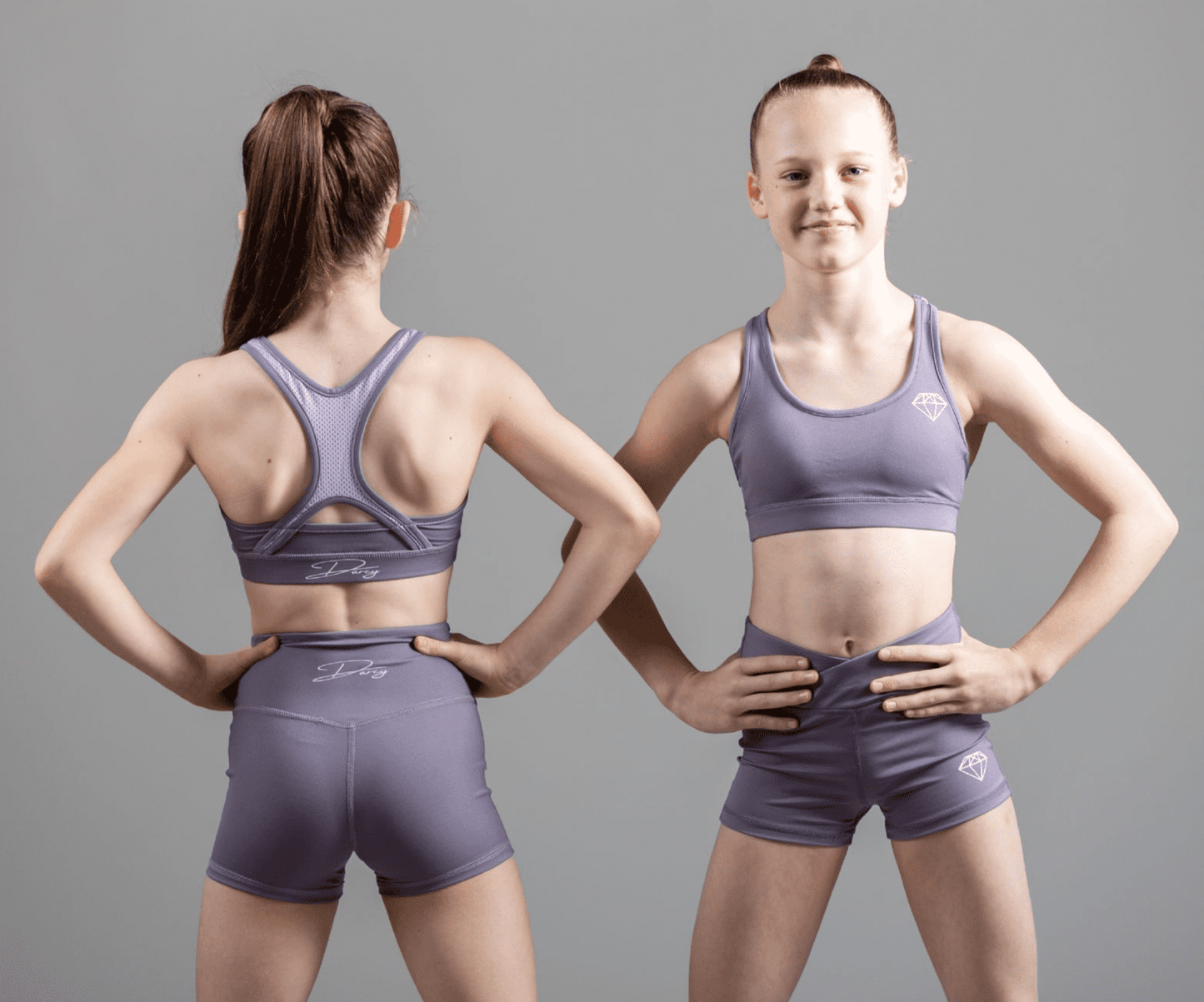 Soft Lilac Sports Crop Top