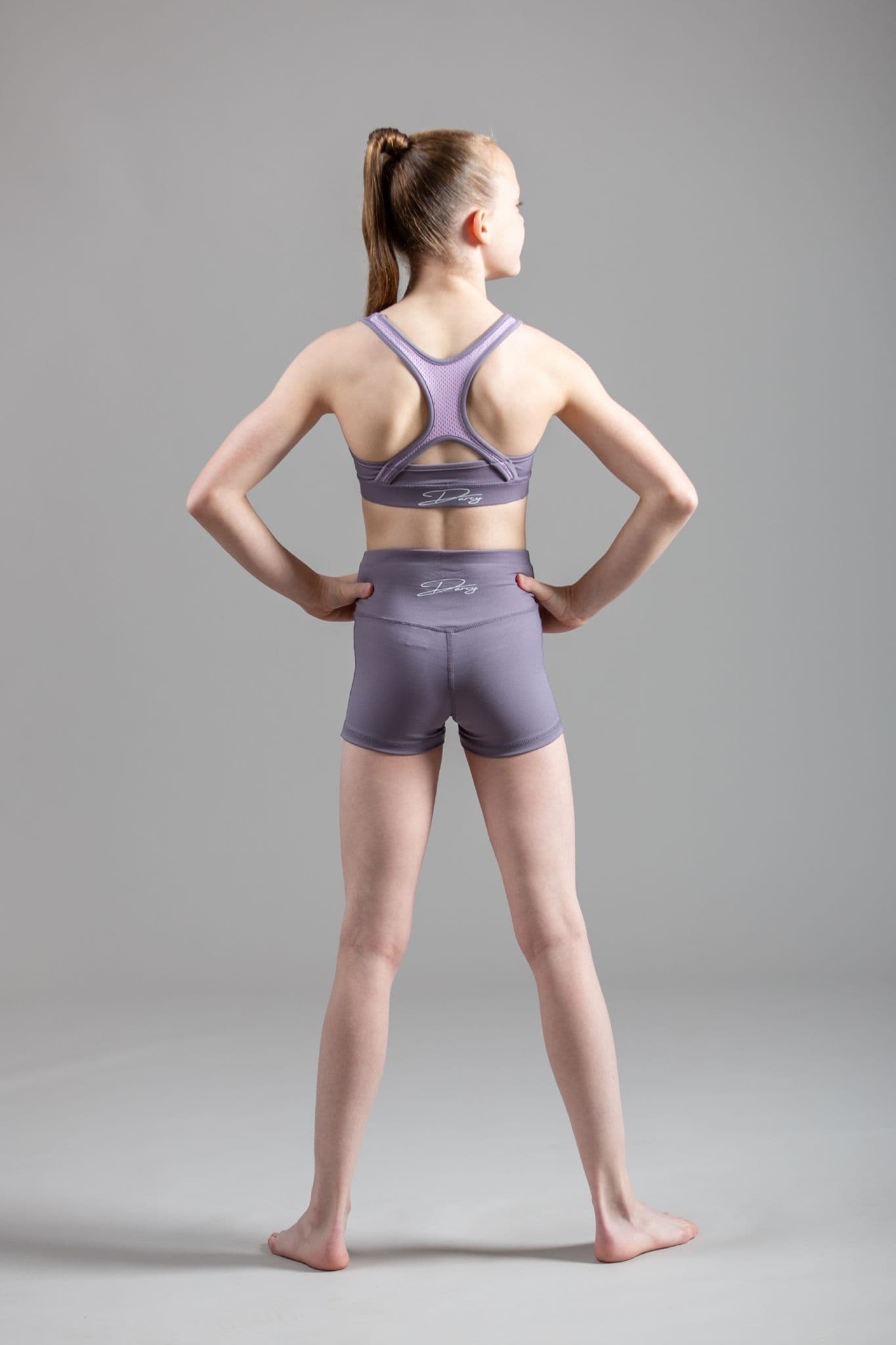 Soft Lilac Sports Crop Top