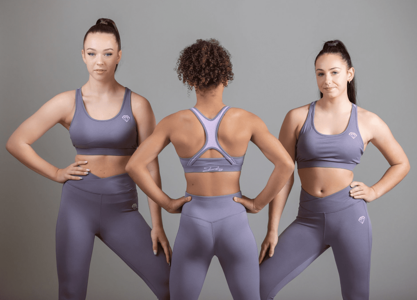 Soft Lilac Sports Crop Top