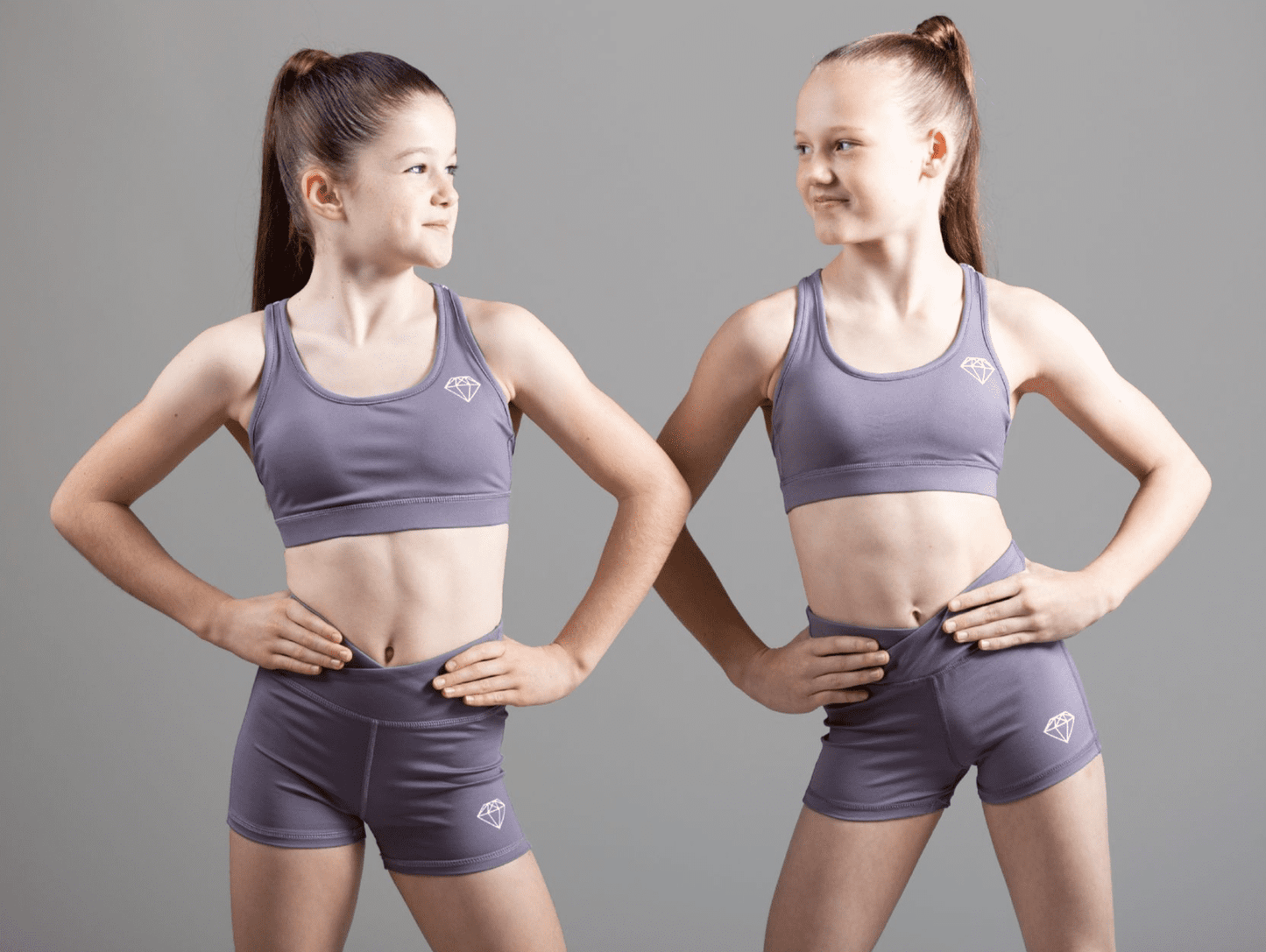 Soft Lilac Sports Shorts