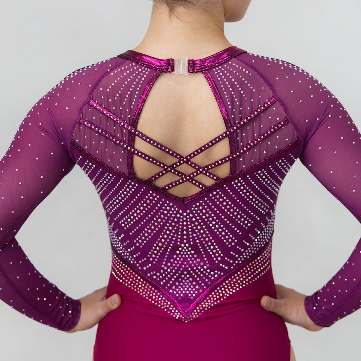 Brilliant Leotard Blackberry Lycra