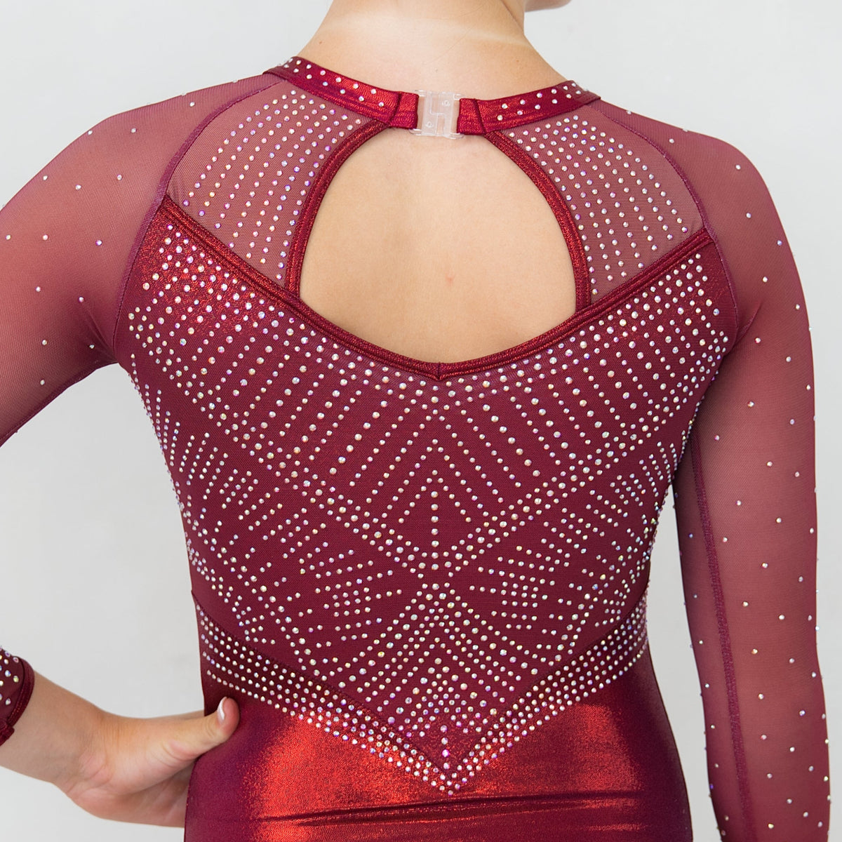 Estelle Leotard Deep Burgundy Mystique