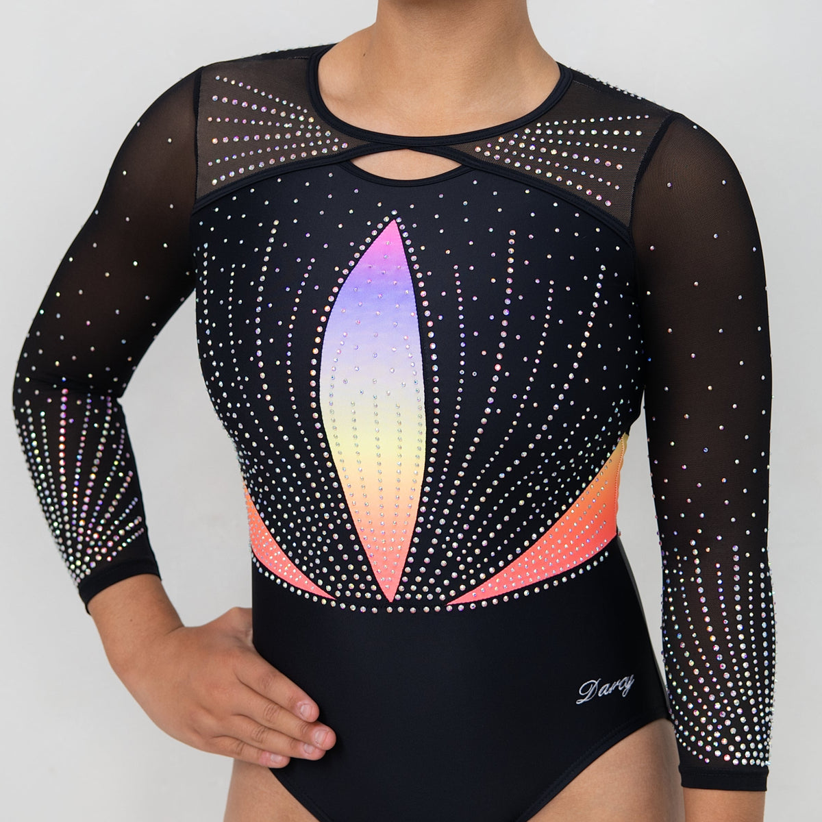 Ora Leotard Black Mystique
