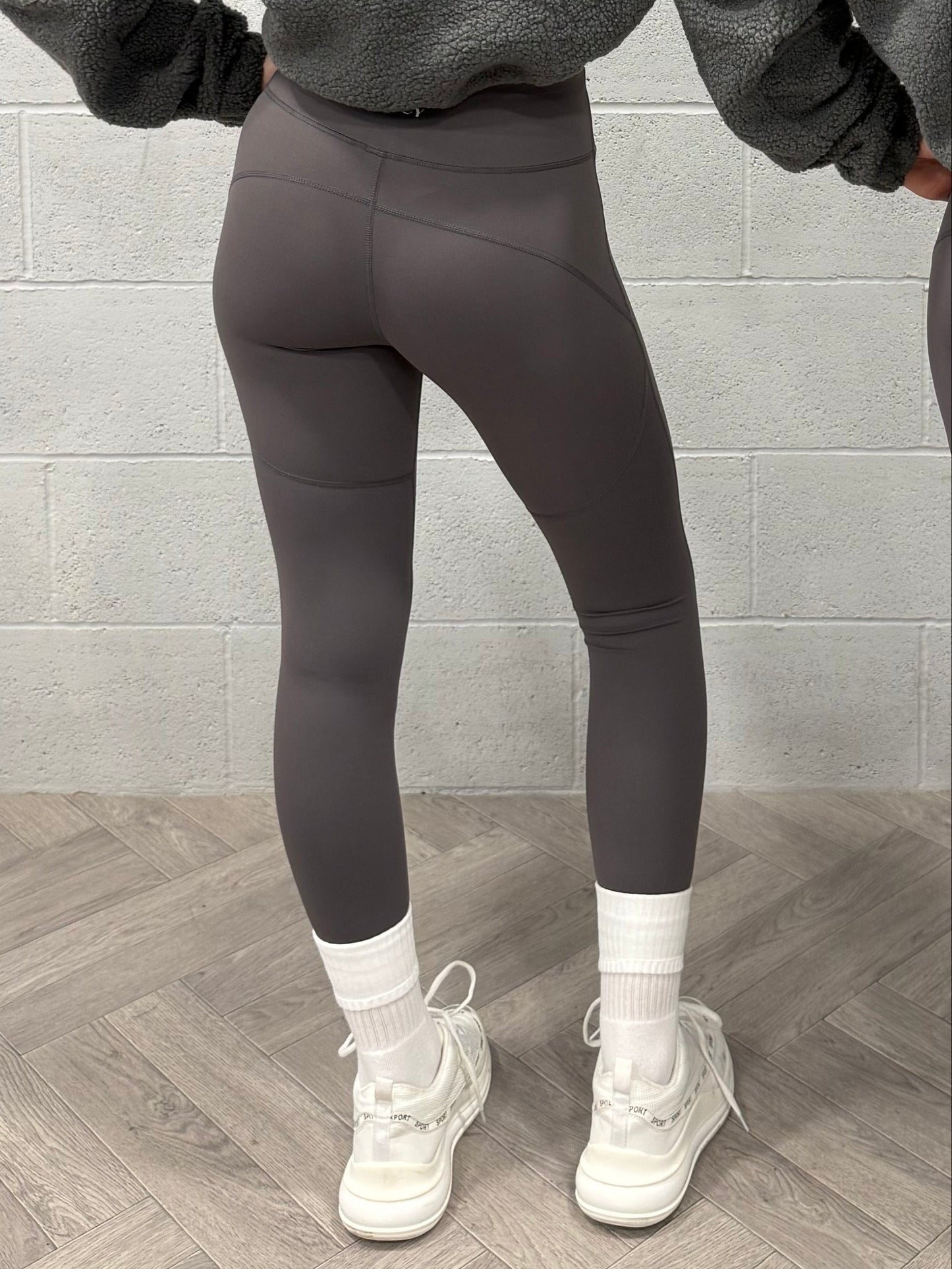 Soft Grey Lycra Leggings