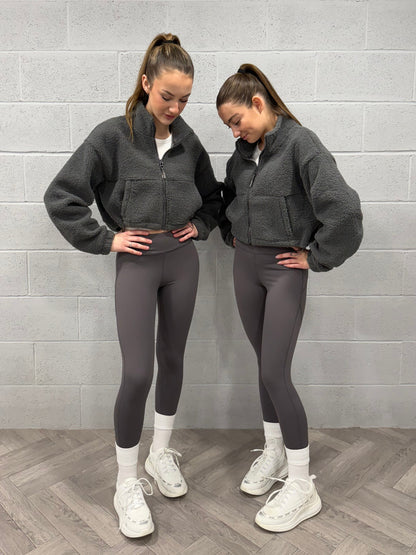 Soft Grey Lycra Leggings