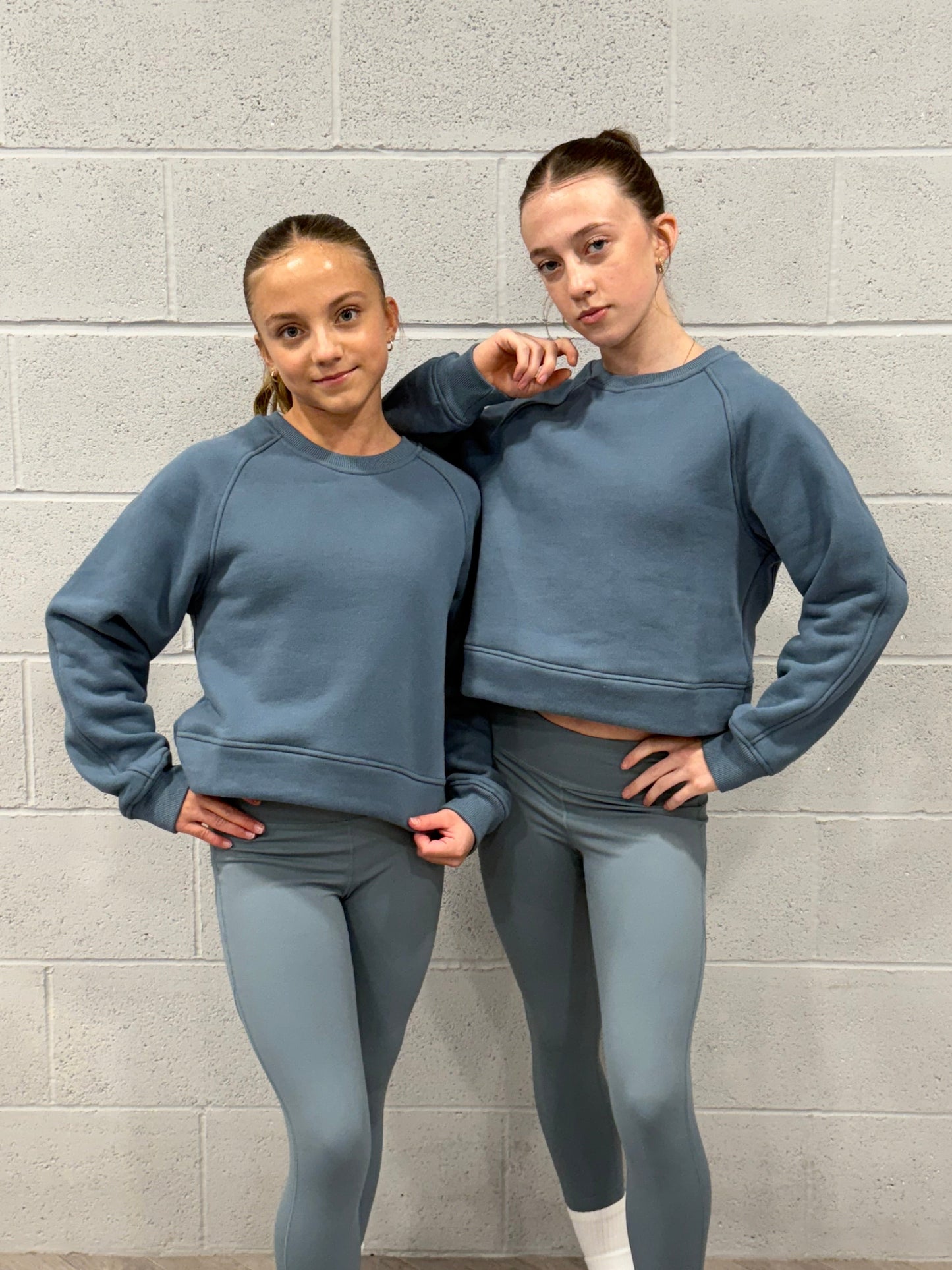 Soft Blue Crew Sweater