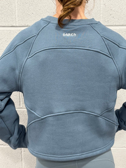 Soft Blue Crew Sweater