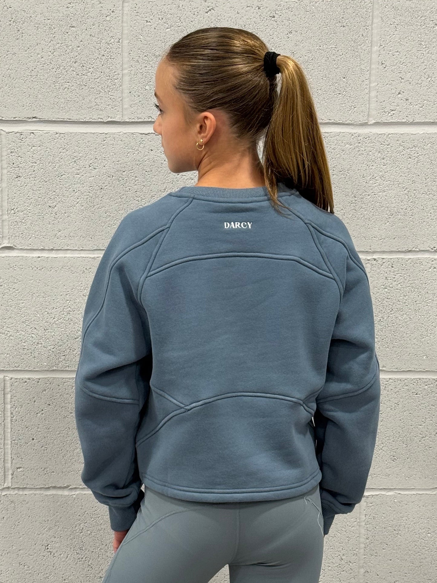 Soft Blue Crew Sweater