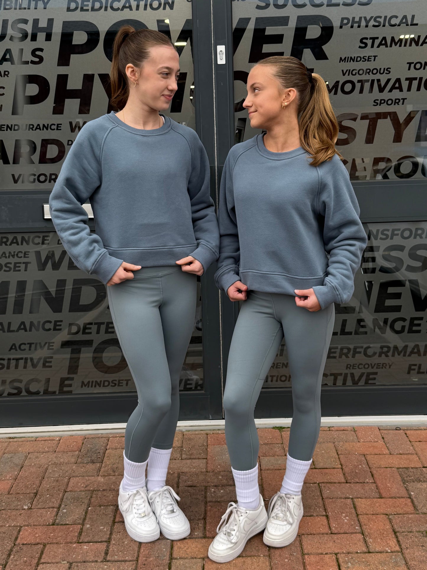 Soft Blue Crew Sweater