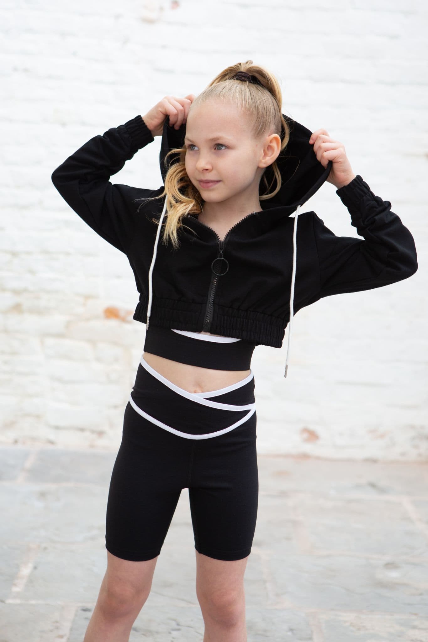 Ebony Sports  Crop Jacket