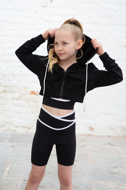 Ebony Sports  Crop Jacket