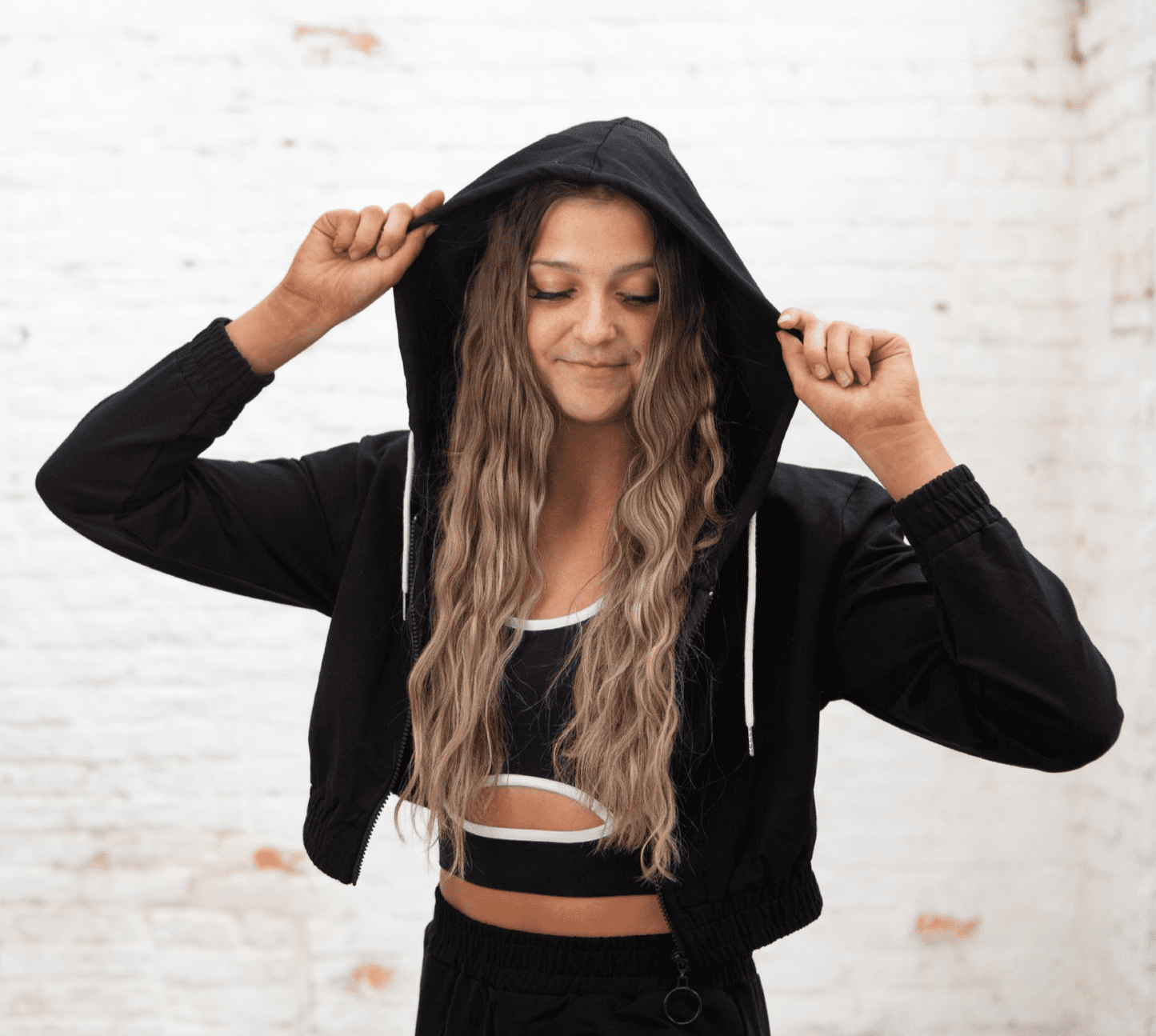 Ebony Sports  Crop Jacket