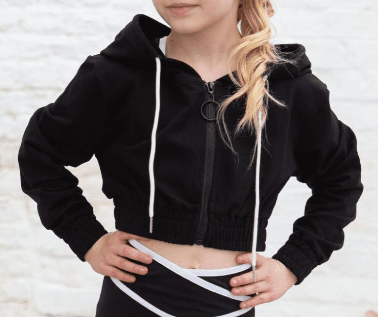 Ebony Sports  Crop Jacket