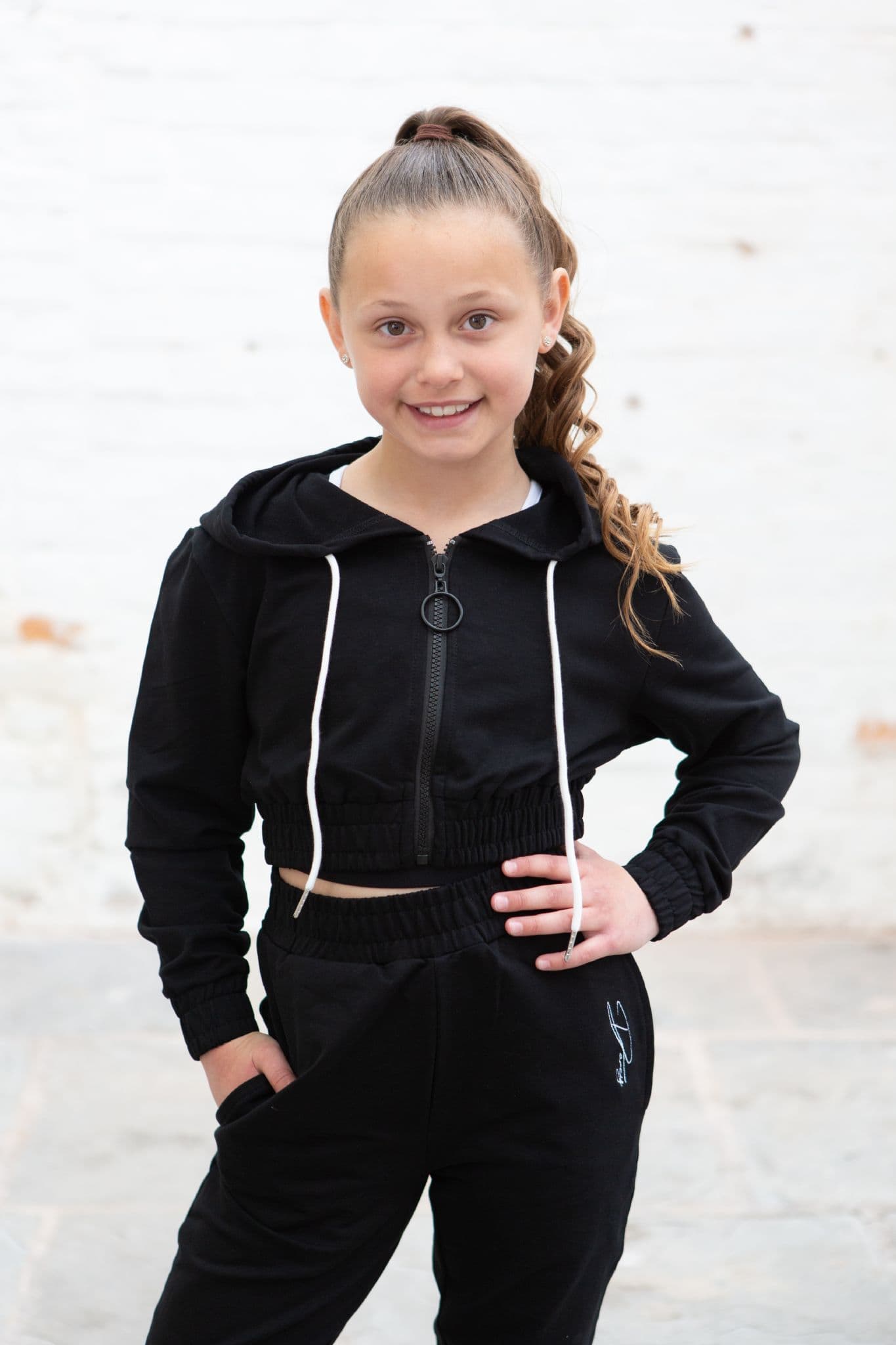 Ebony Sports  Crop Jacket