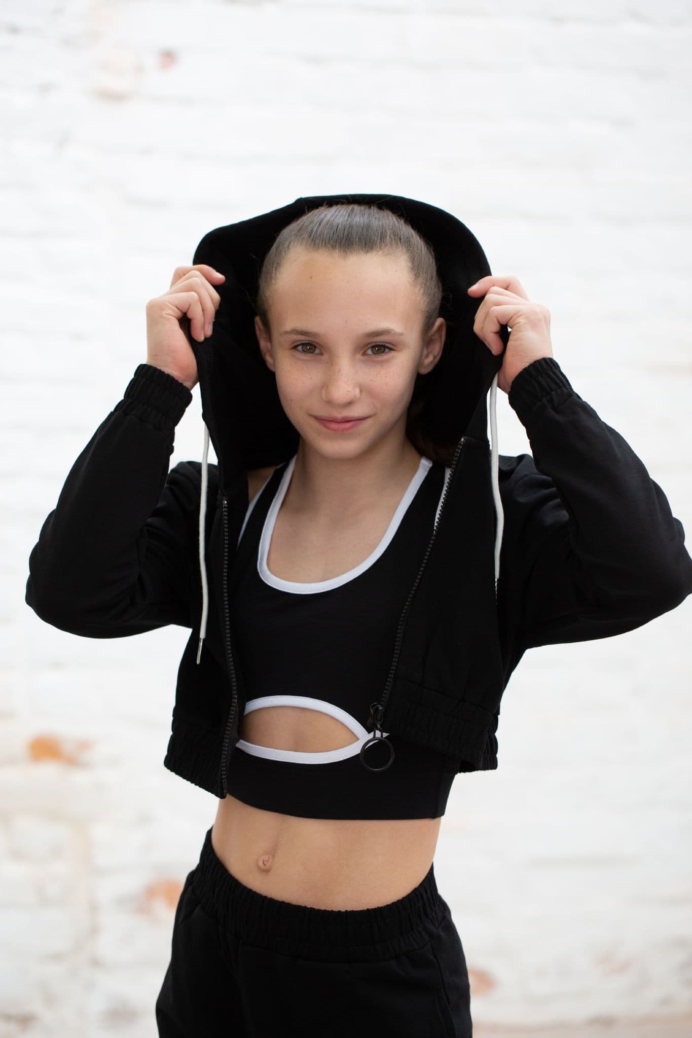 Ebony Sports  Crop Jacket