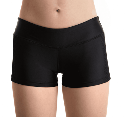 Lycra Sports Mesh Shorts - BLACK