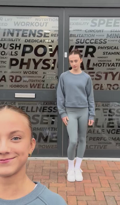 Soft Blue Crew Sweater