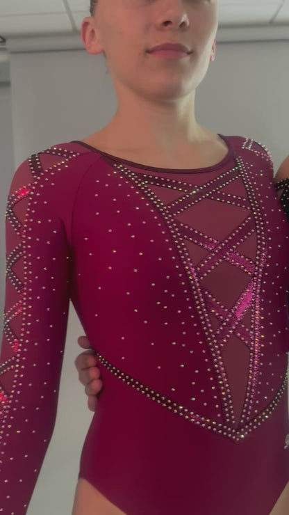 Arabella  Leotard Pacific Green