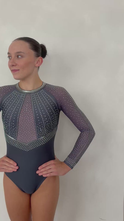 Bold Leotard Steal Grey