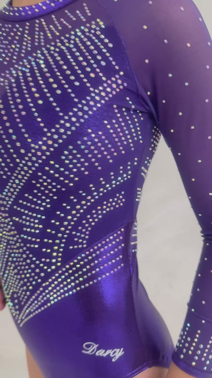 Estelle Leotard In Deep Purple Mystique