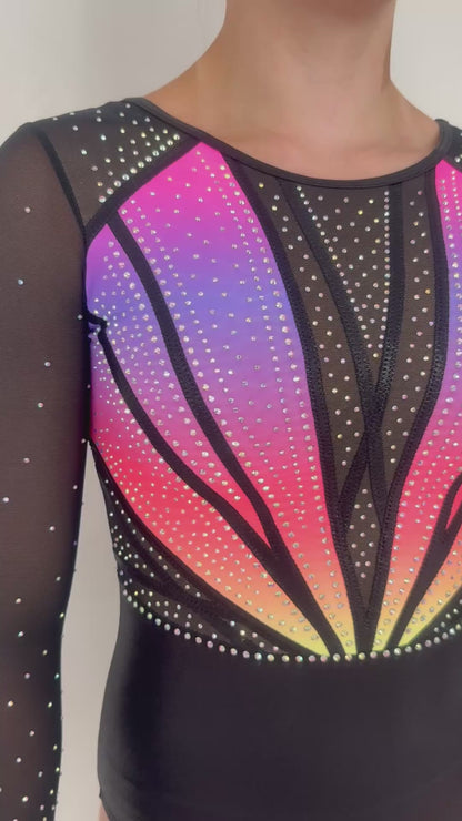 Blaze Leotard Black Mystique