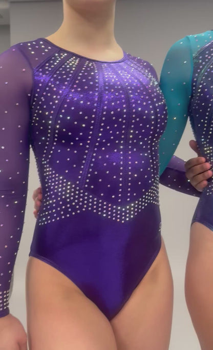 Garnet Leotard Deep Purple