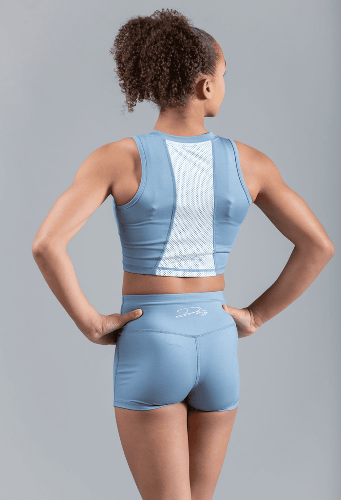 Soft Blue Sports Top