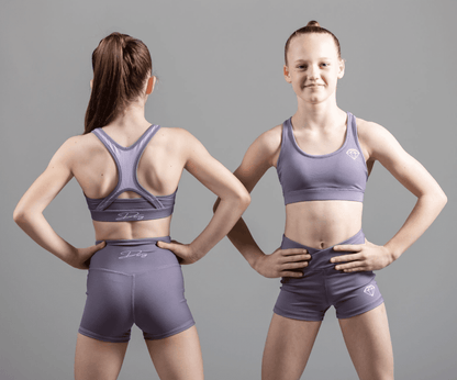 Soft Lilac Sports Crop Top