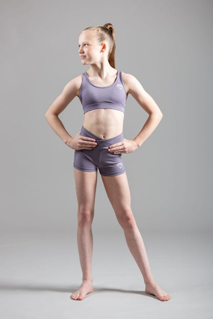 Soft Lilac Sports Crop Top