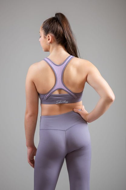 Soft Lilac Sports Crop Top