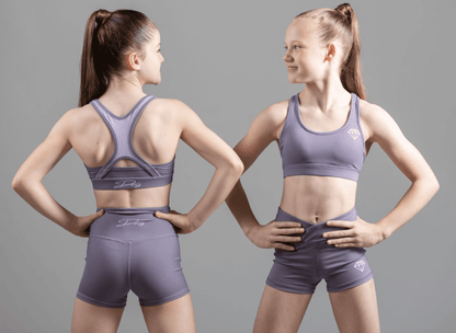 Soft Lilac Sports Crop Top