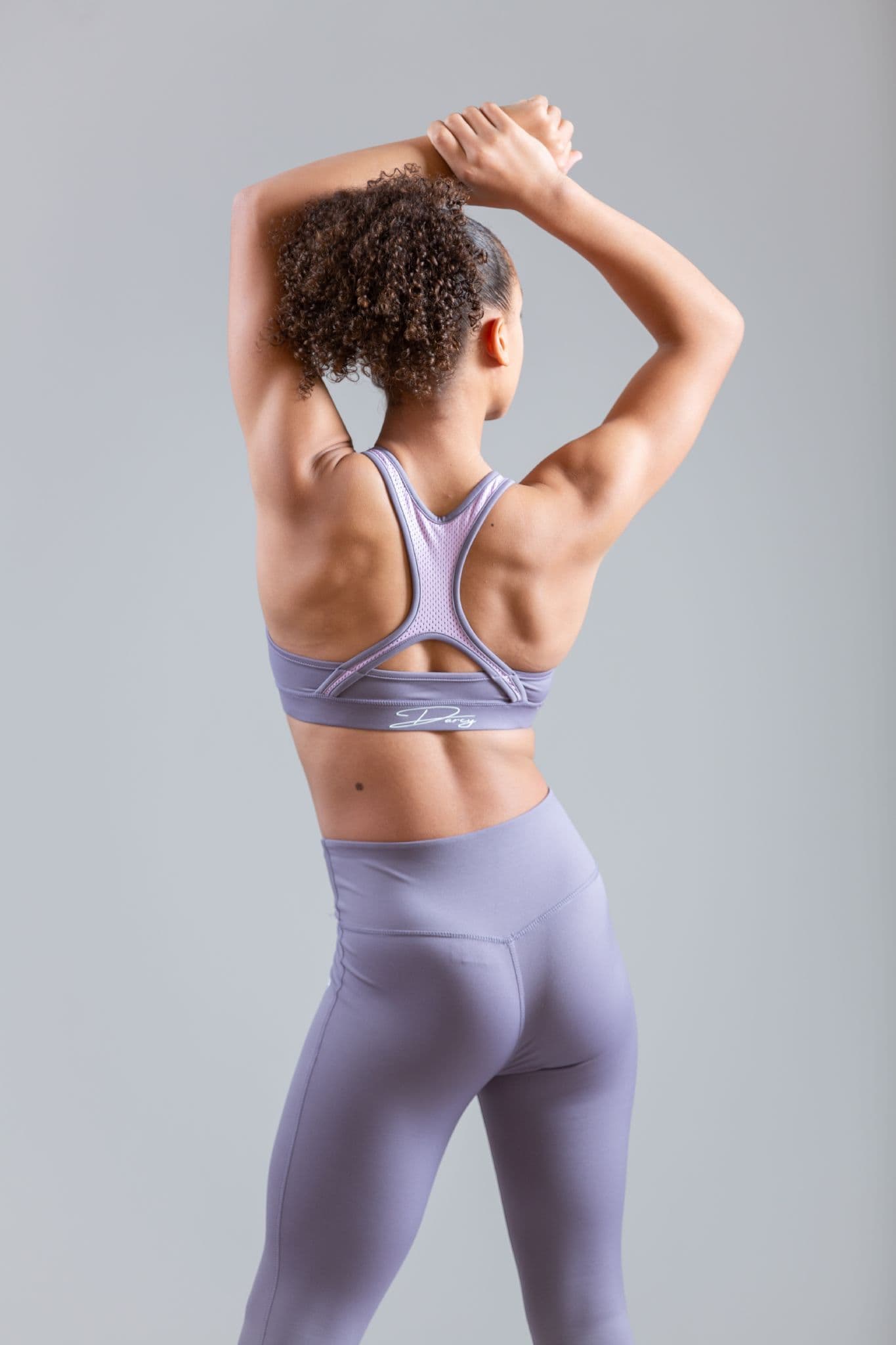 Soft Lilac Sports Crop Top
