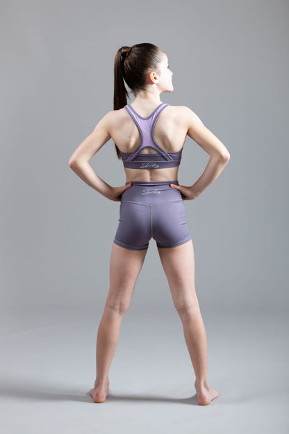 Soft Lilac Sports Shorts